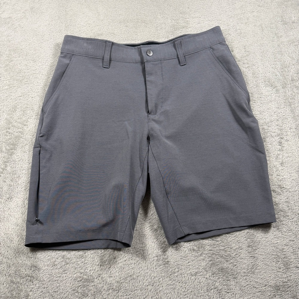 BYLT Kinetic Short Mens 31 Iron Gray Performance Stretch Casual